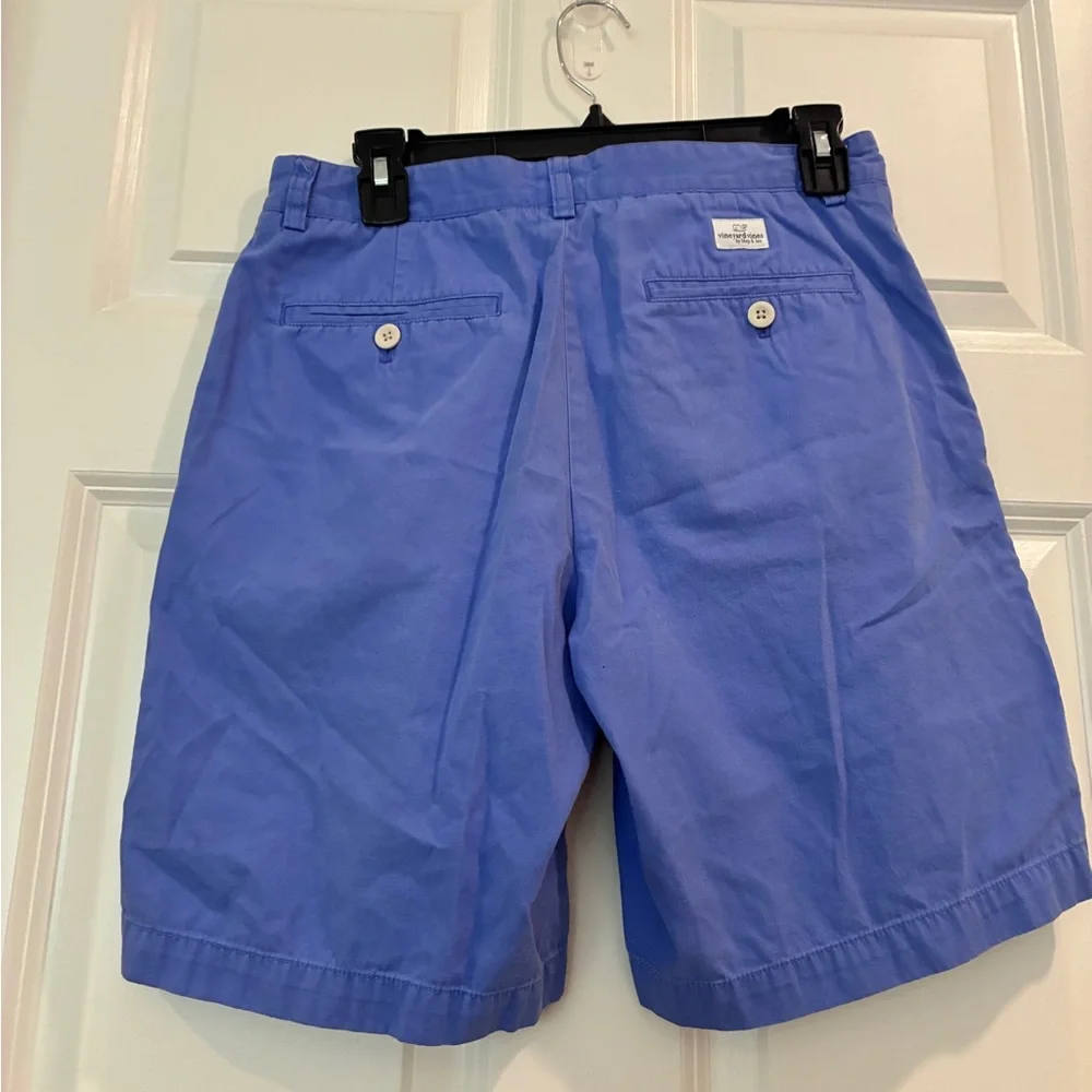 Vineyard Vines‎ Classic Periwinkle Blue Flat Front Chino Shorts